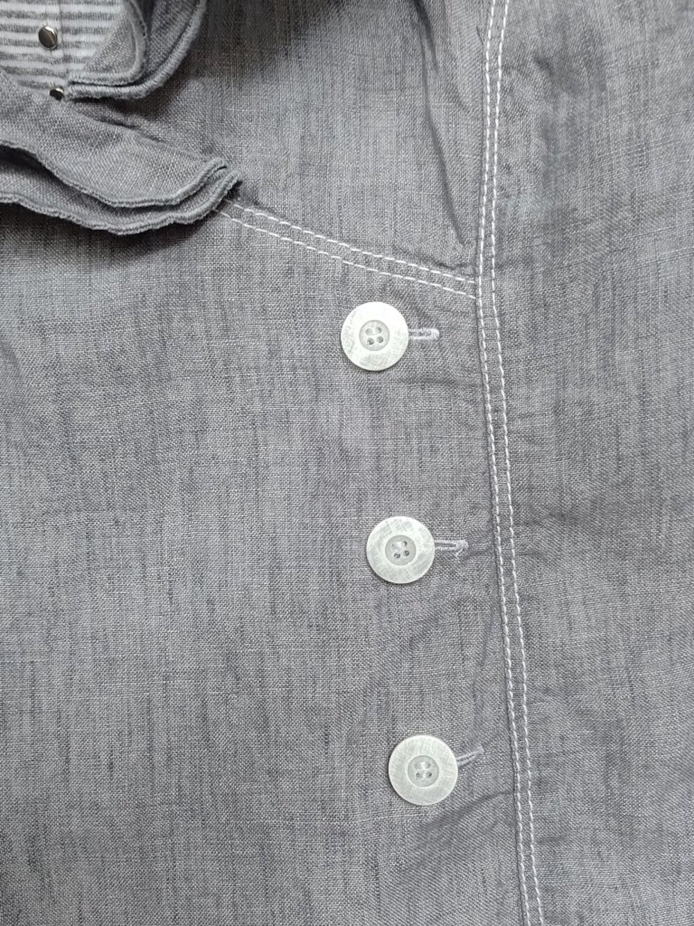 VEX Collection Sleeveless Top Grey Size 38 - Picture 5 of 7